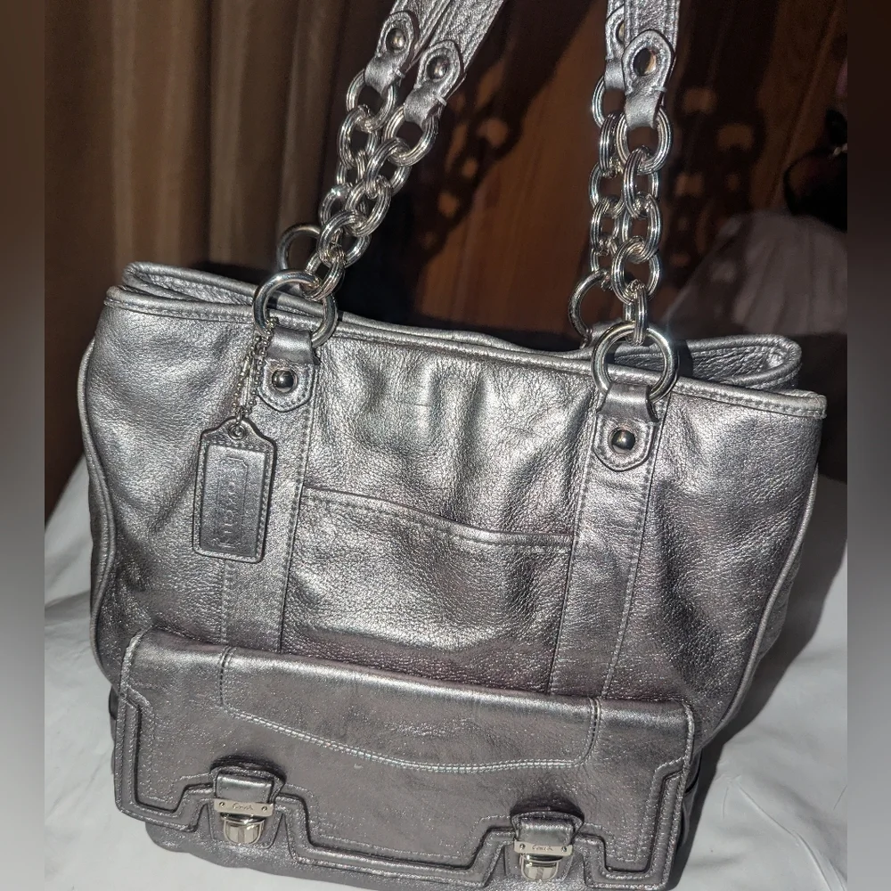 Coach stylish metallic